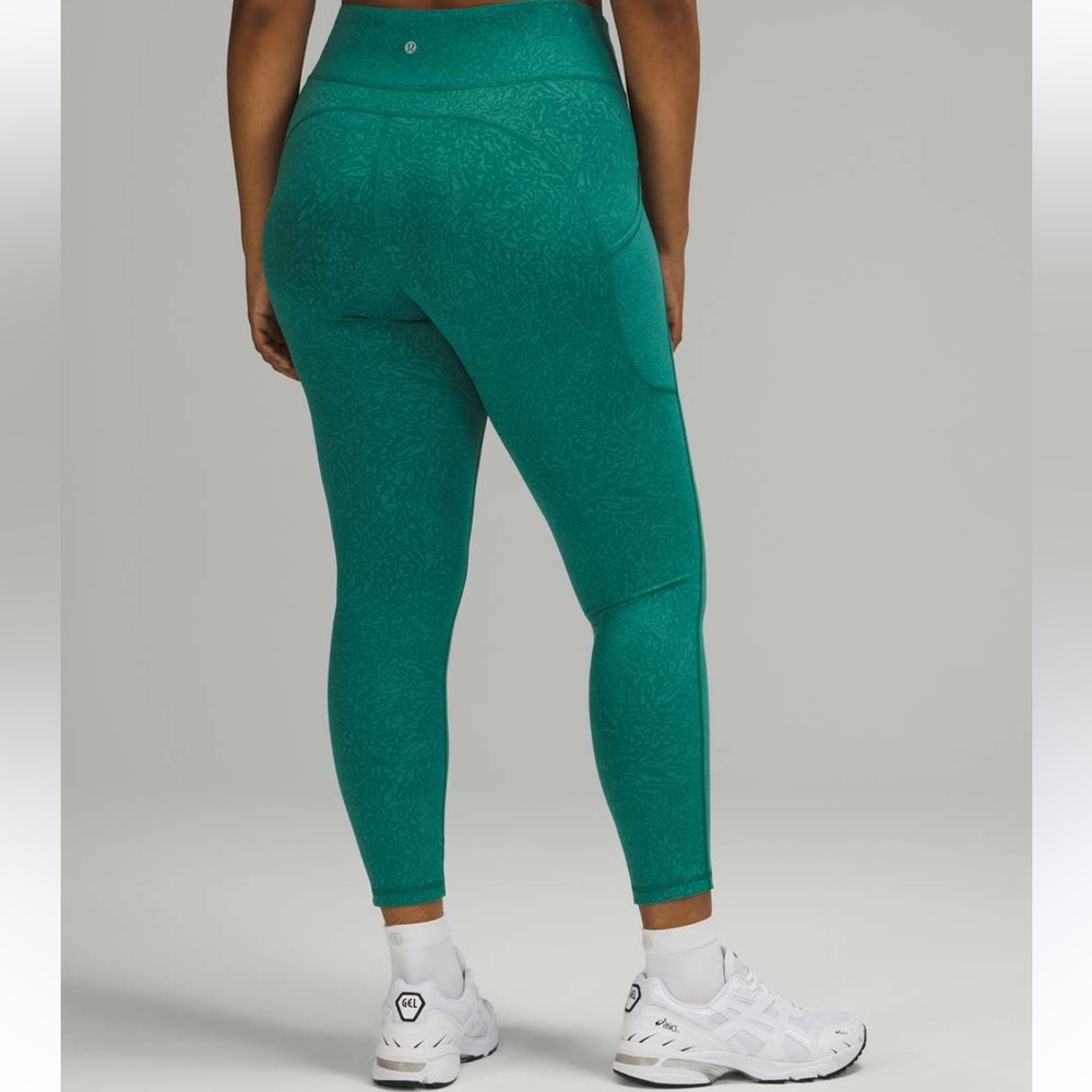 Lululemon Invigorate High-Rise Tight 25" - Crunch Teal Lagoon Size 2